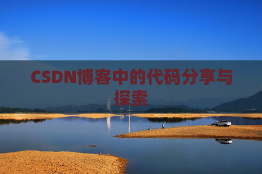 CSDN博客中的代码分享与探索 CSDN博客中的代码分享与探索